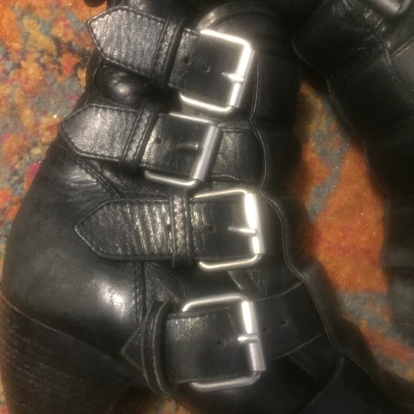 MARC BY MARC JACOBS Leather Buckle Boots - Picture 5 of 7